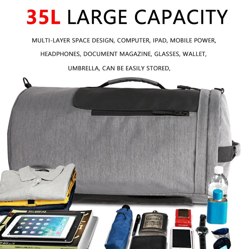 Men's Travel Bag | Multifunctional, Robust & Large Volume