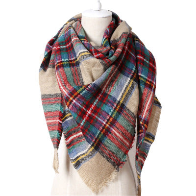 Damen Dreiecksschal Elegant | Herbst Winter Schal Stola