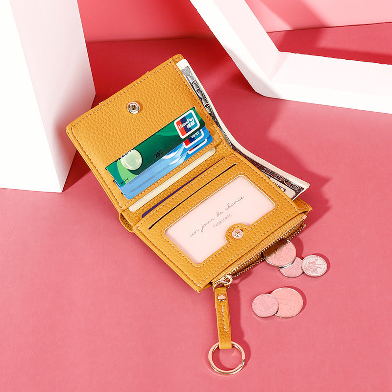 Women's Small Wallet | Card Slots & Trendy Keychain