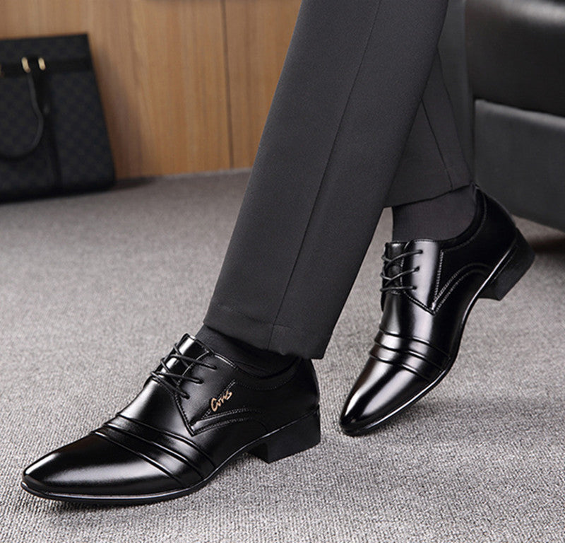 Men's Leather Shoes Business Elegant | Casual Formal Shoes