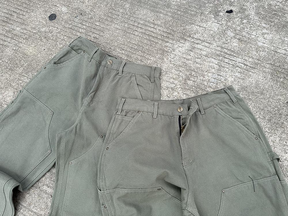 Men's Washed Canvas Overalls | Double Knee | Workwear Style