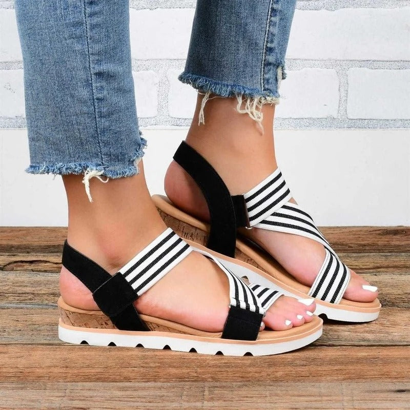Comfortable Women's Stretch Sandals | Elastic Summer Shoes