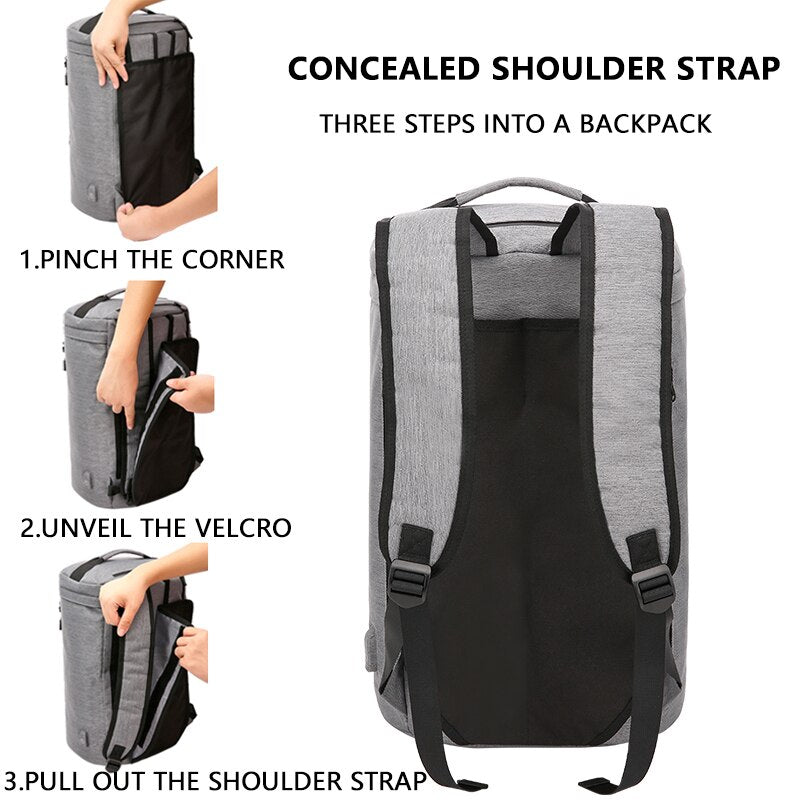 Men's Travel Bag | Multifunctional, Robust & Large Volume