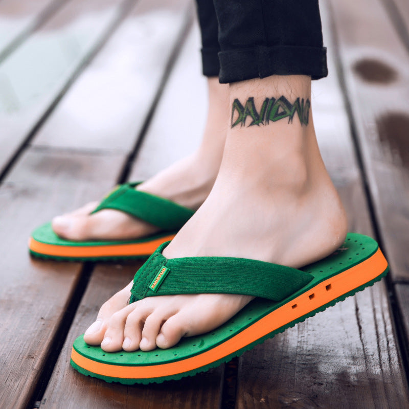 Men's Flip-Flops Herringbone | Non-slip Summer Slippers