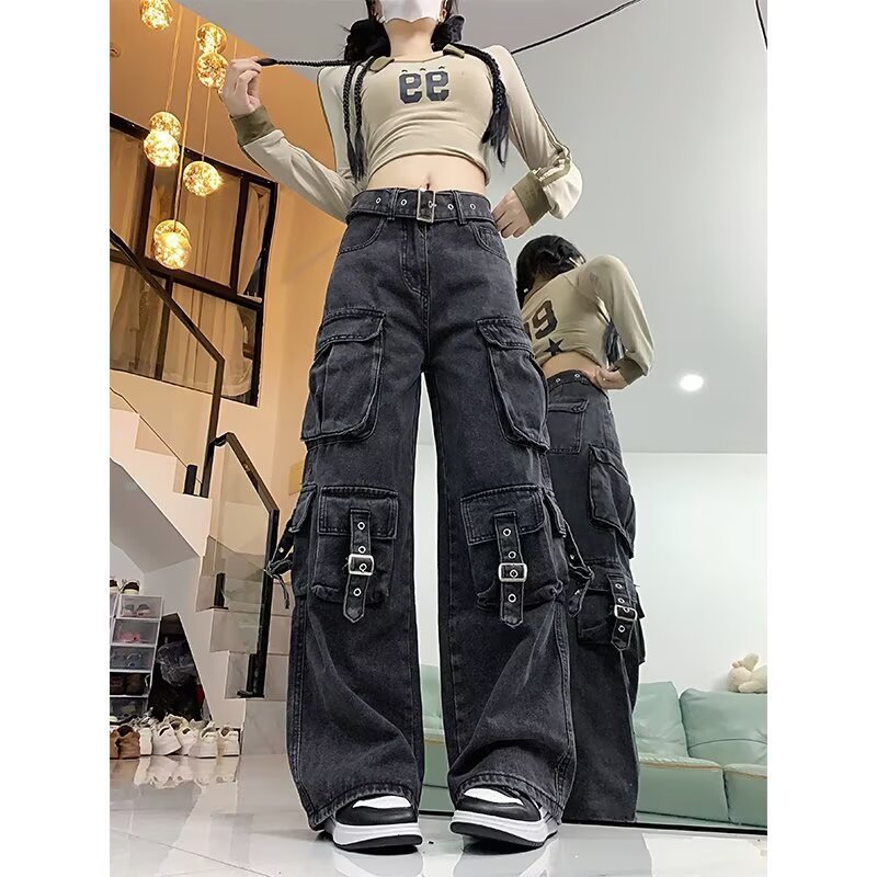 Women's Casual Straight Wide Leg Trousers – Elegant Leisure Trousers