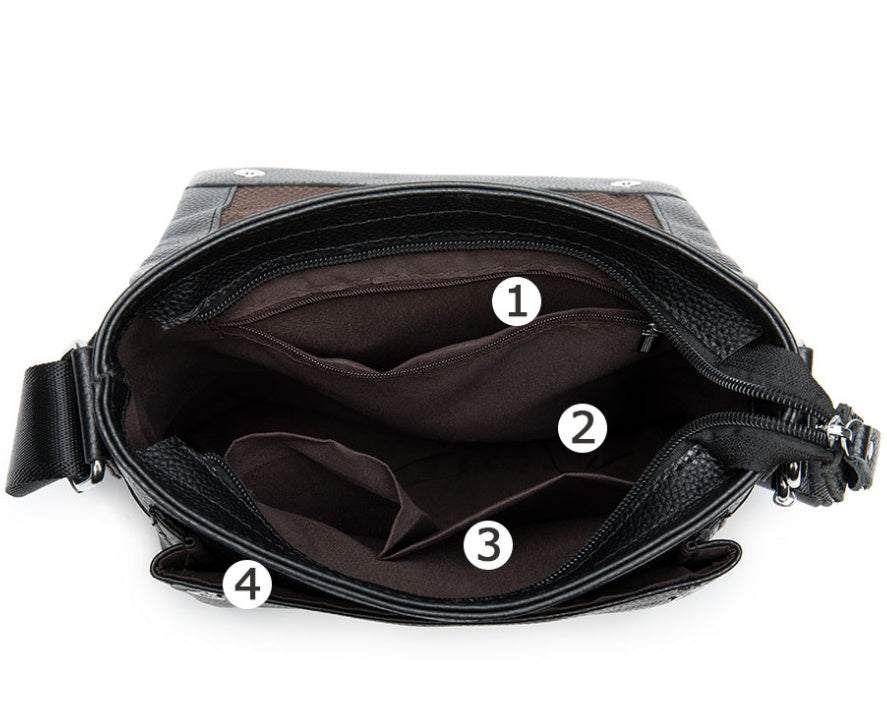 Men's Crossbody Shoulder Bag Anti-theft Robust Modern