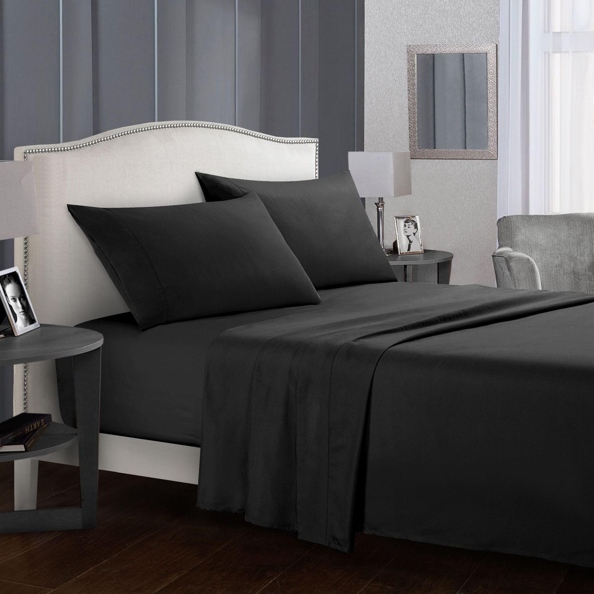 4-piece bedding set | soft breathable easy-care