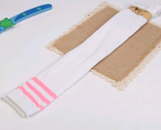 Damen Overknee Streifen Socken – College Style Japan Look