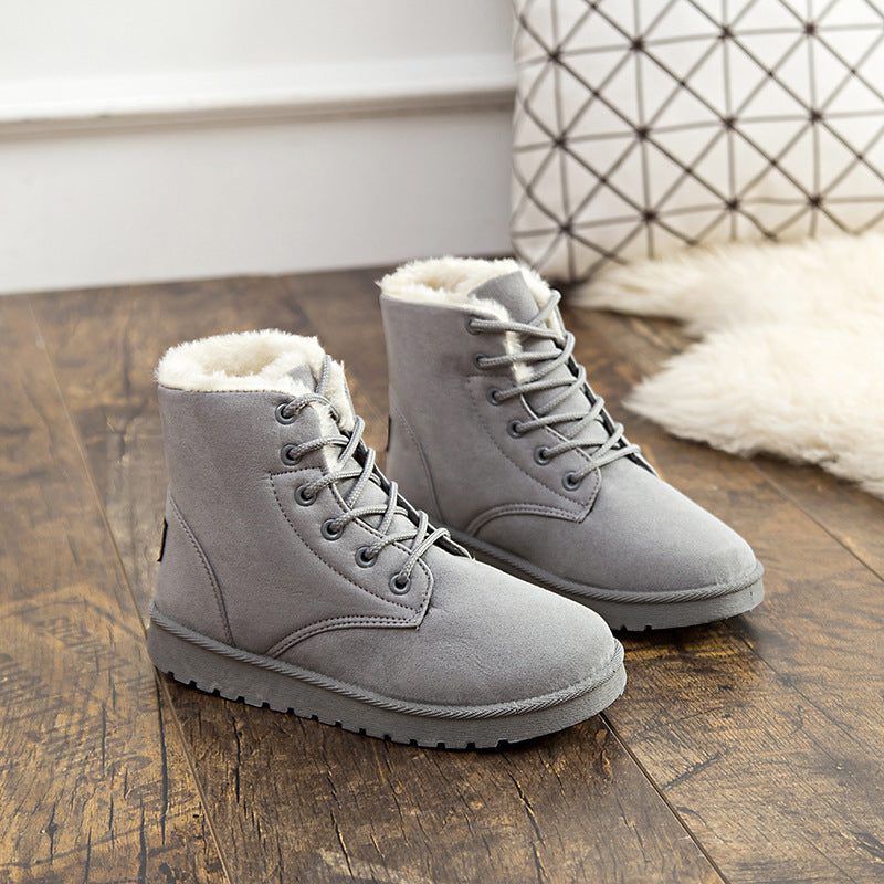 Women's Winter Snow Boots with Heels | Warm, Elegant, Non-Slip Shoes