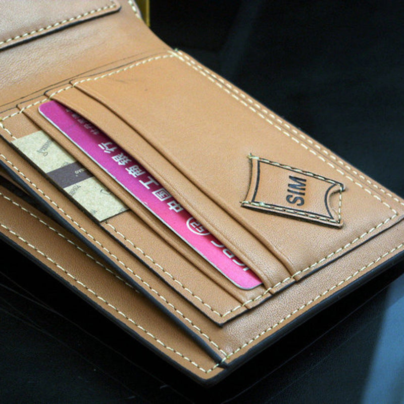 Men's Checkered Card Holder | Multiple Card Slots | Slim Wallet