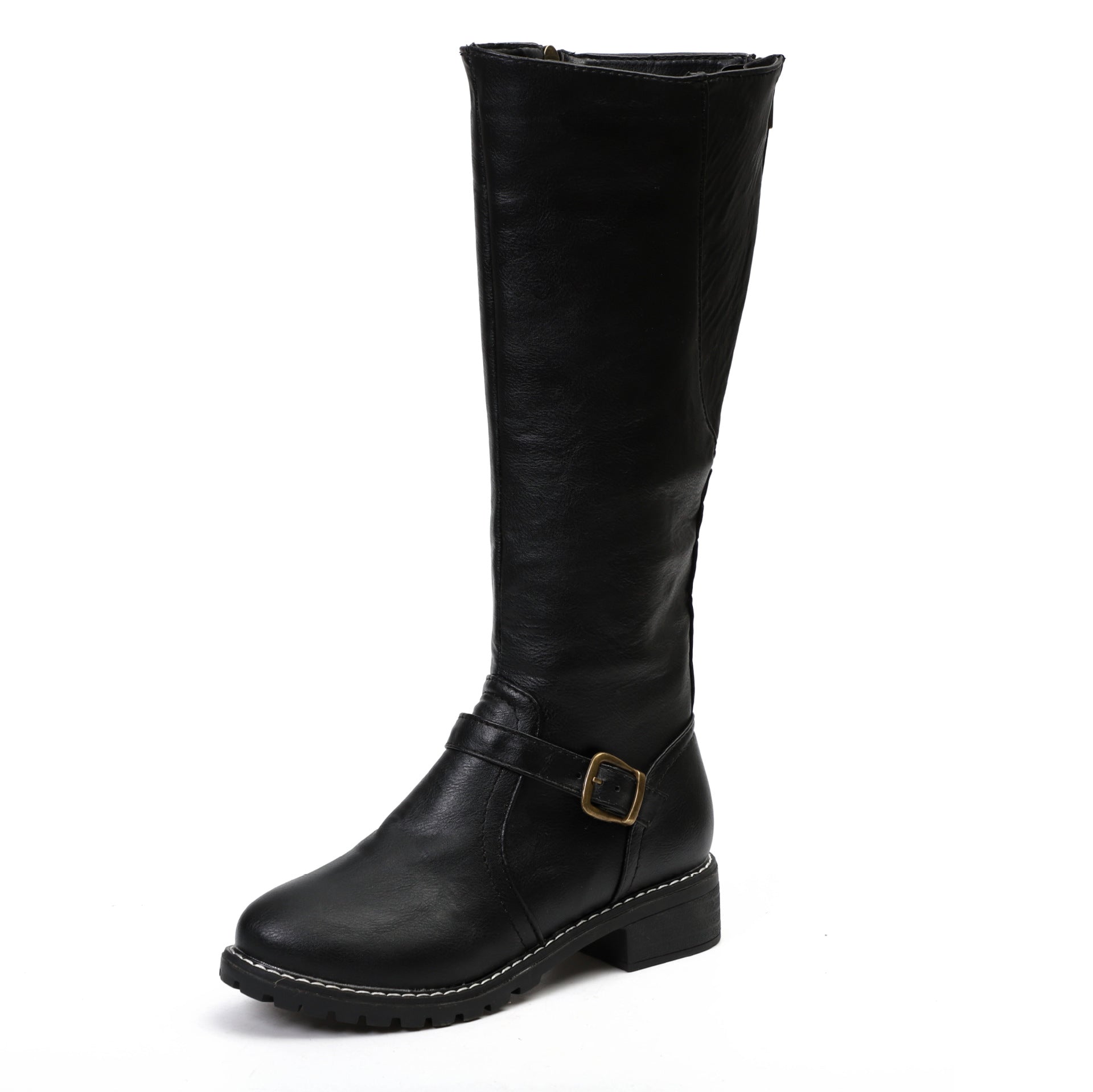 Damen Ritterstiefel | Elegante Kniehohe Boots mit Absatz