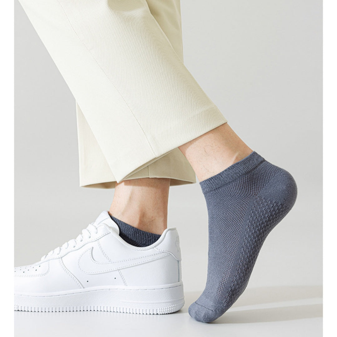 Men's Invisible Sneaker Socks | Cotton Breathable Anti-Pilling