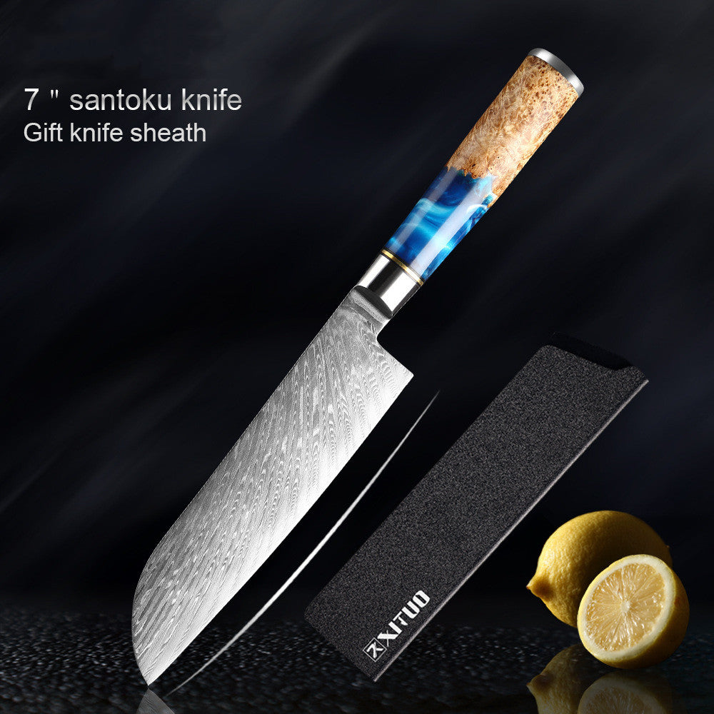 Professional Kitchen Knife Set | Chef Knife Cleaver Stainless Steel