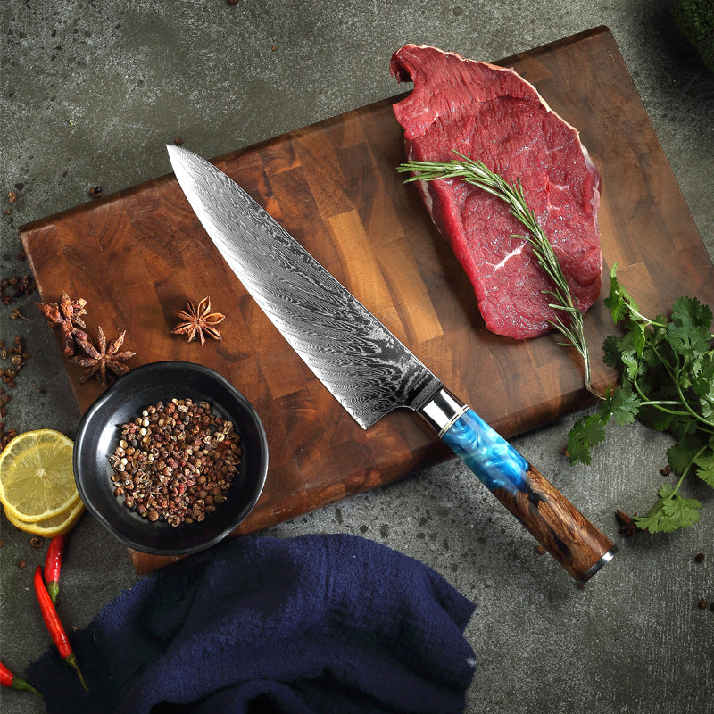 Patterned Kitchen Knife