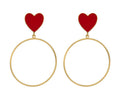 LOVE Statement Earrings - Punk Style Drop Earrings with Modern Design
