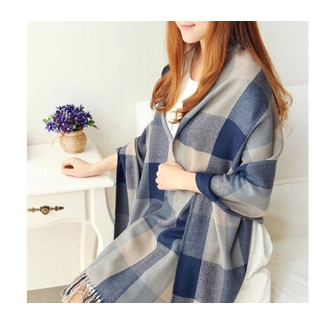 Damen Winter Bib Schal | Warmer Paar Schultertuch Schal