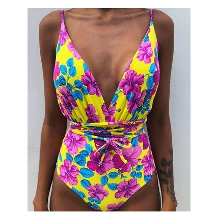 Elegant Women's Backless Monokini – Figure-Hugging One-Piece