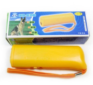 Ultrasonic Dog Trainer | Anti Bark Device with LED 3-in-1