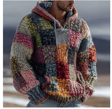 Men's 3D Print Loose Fit Hoodie – Plus Size Trend Sweatshirt