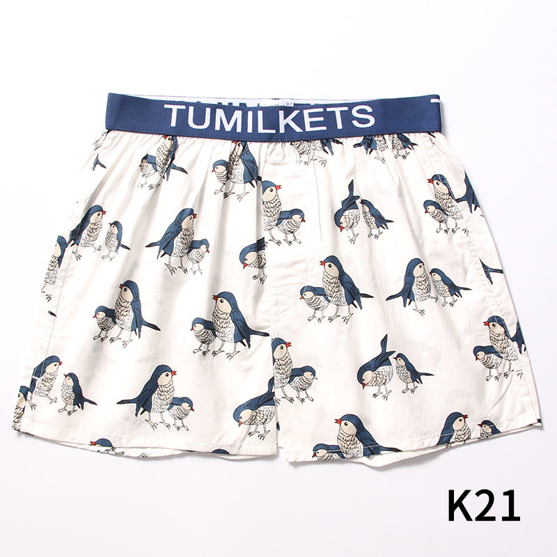 Men's Cotton Boxer Shorts | Print | Comfortable Homewear