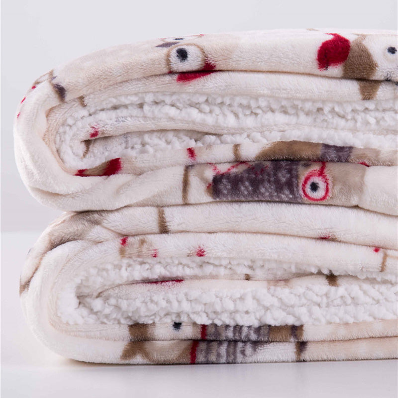 Lammfell Decke | weich warm Bein- & Kuscheldecke Luxus