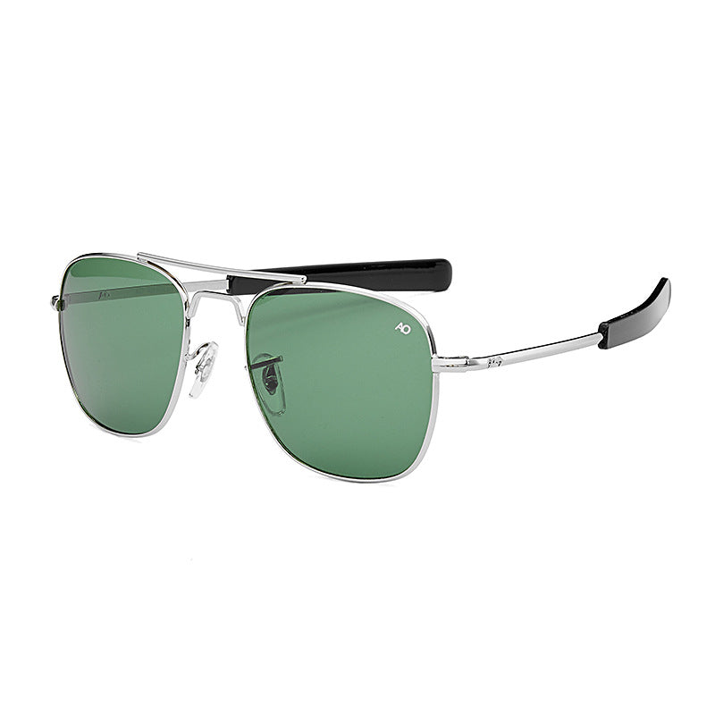 Metall Sonnenbrille Herren | Eckig | Retro Stil UV Schutz
