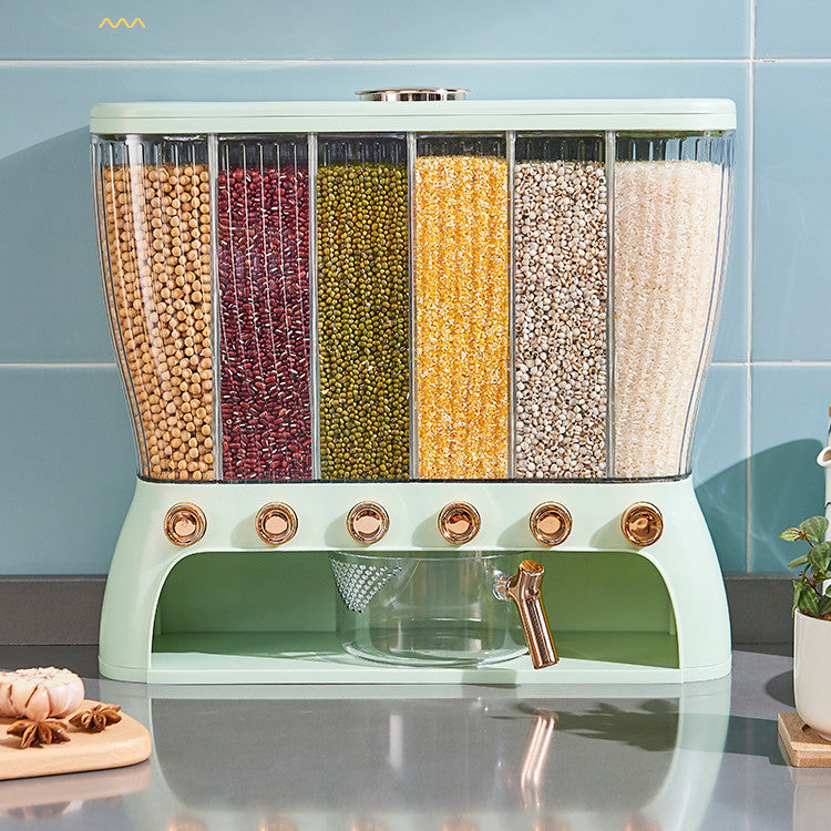 Storage Container with Compartments | Airtight Cereal Organizer