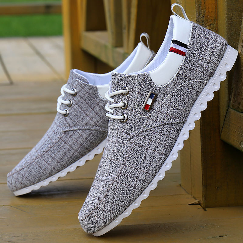 Men's Canvas Slip-On Shoes | Comfortable Breathable Casual Shoes