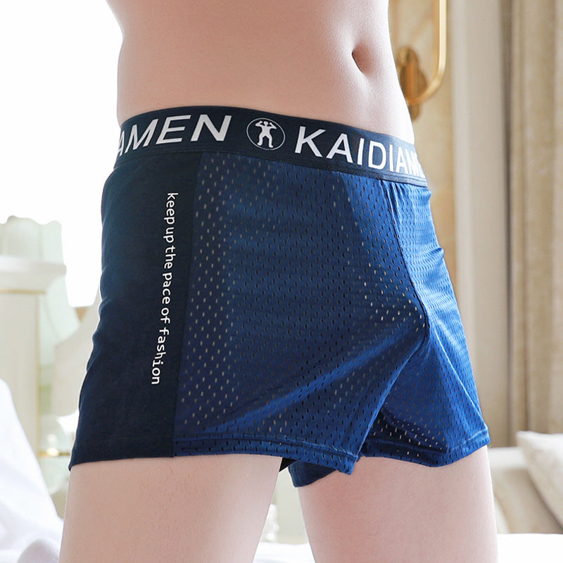 Herren Boxershorts Ice Silk Mesh | atmungsaktiv leicht bequem