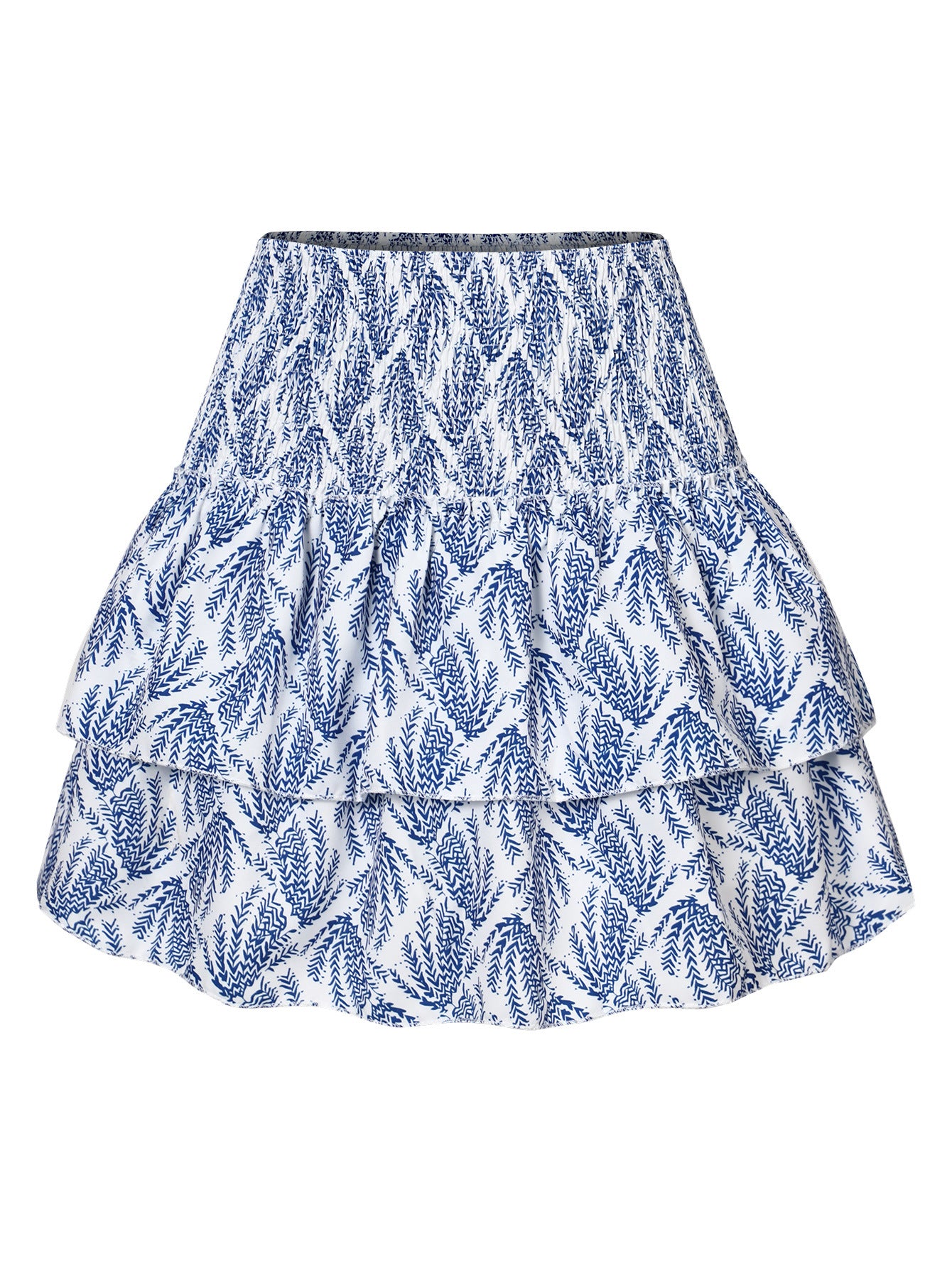 Damen Volantrock Casual | Eleganter Lotusblatt Rock