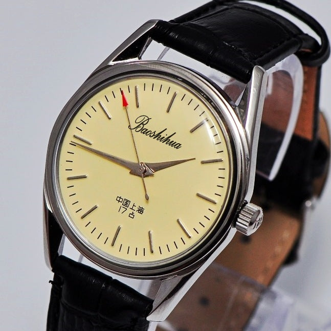 Men's ultra-thin hand-wound watch | retro elegant mechanical
