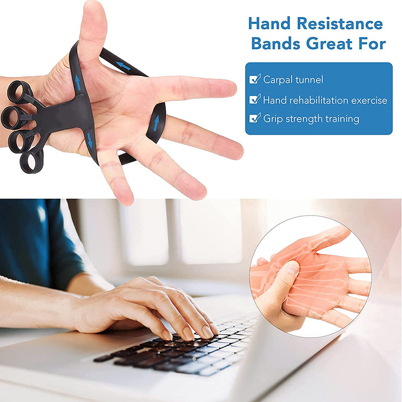 Silicone Finger Exerciser Set | Hand Trainer for Grip Strength & Rehabilitation