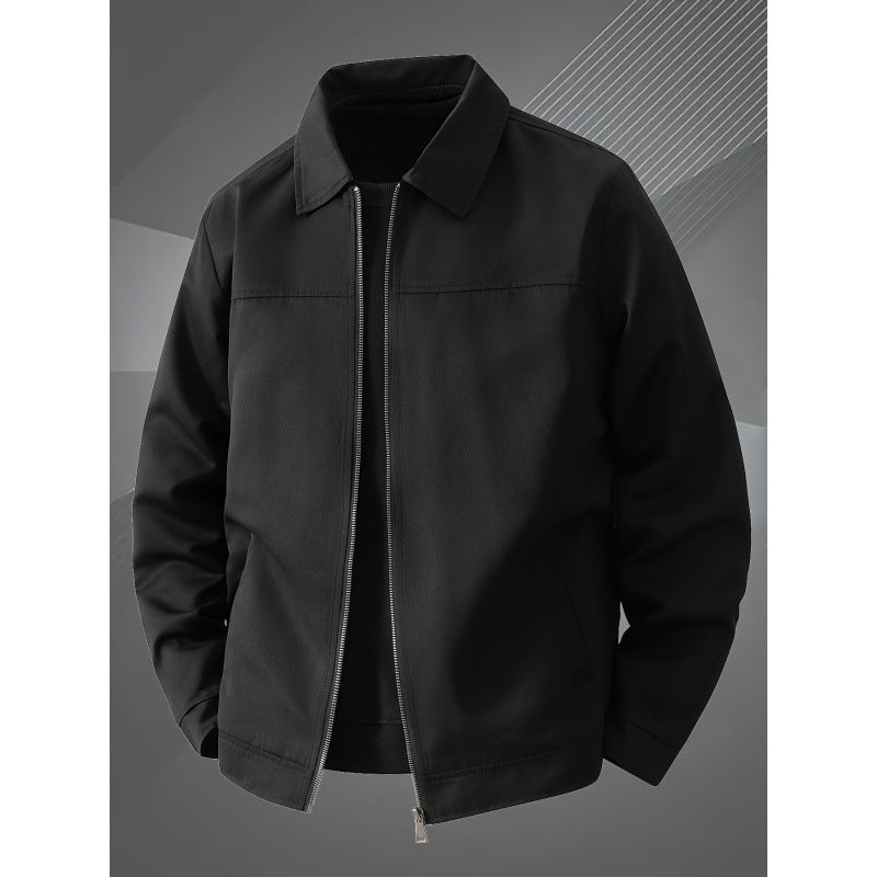 Men's Slim Fit Jacket Plain – Elegant Casual Jacket