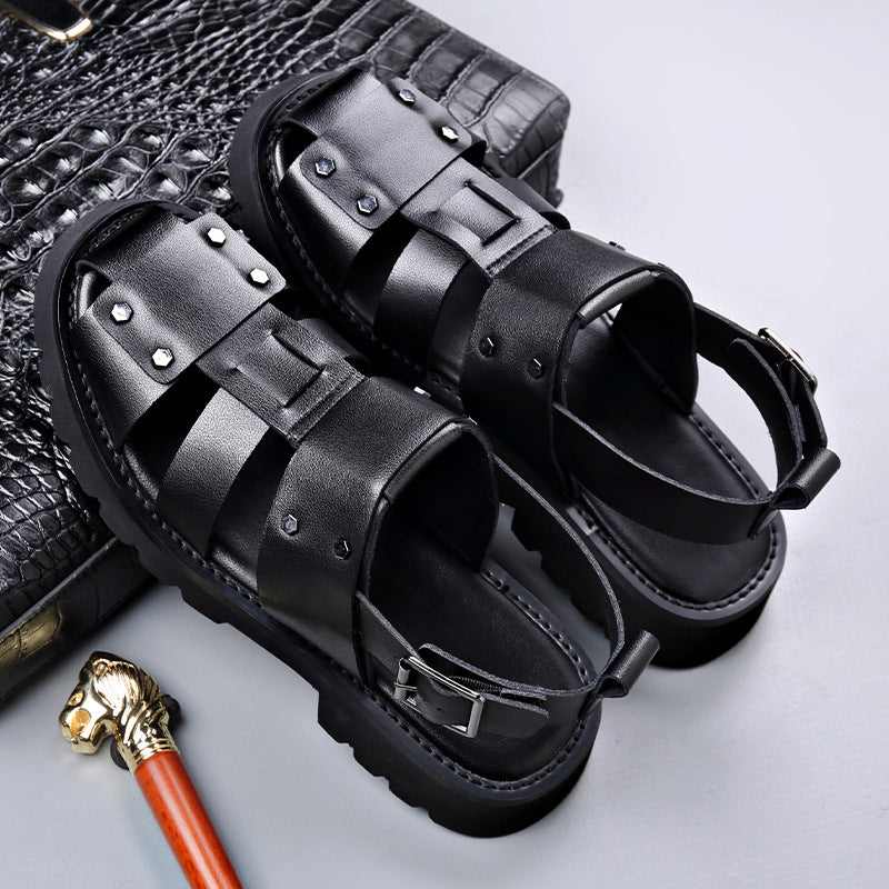 Men's XXL Platform Sandals Breathable Comfort Casual Shoes