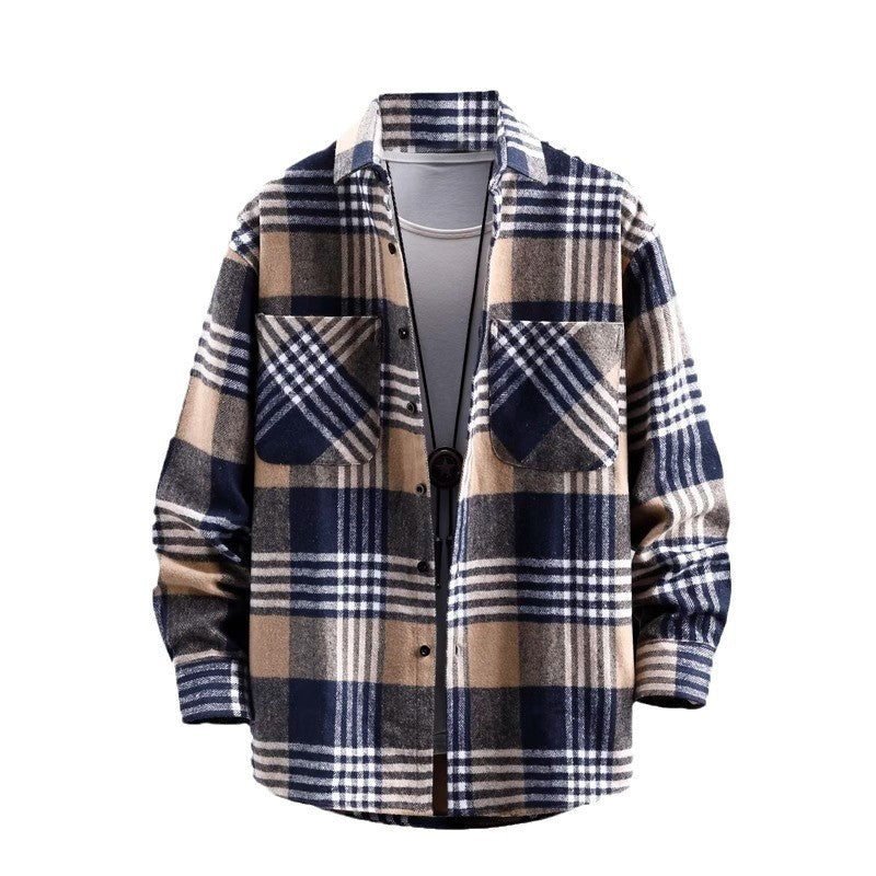 Men's Shirt Jacket Lapels | Trendy Casual Elegant Coat