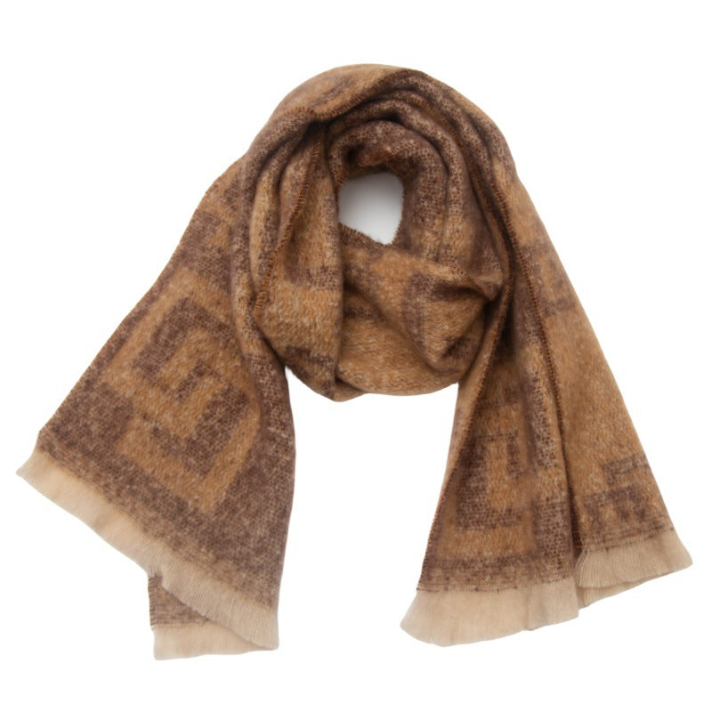 Unisex Scarf Geometric Modern Square Scarf Women Men Fashion