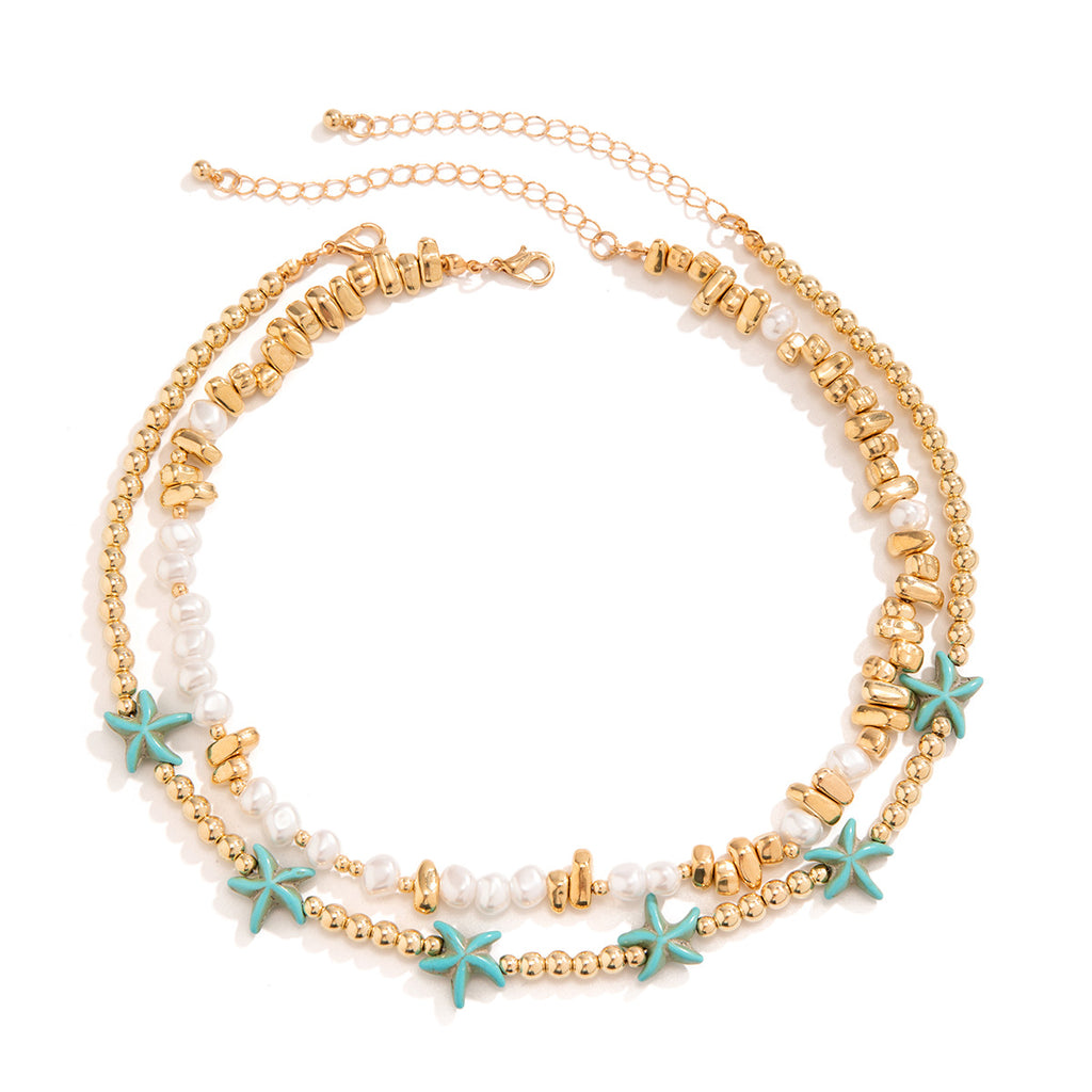 Starfish Shell Necklace for Women – Summer, Elegant & Natural
