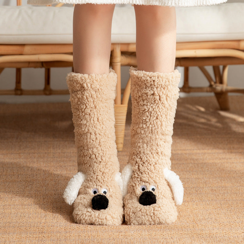 Damen Winter Kuschelsocken – Modische Schnee Komfort Socken