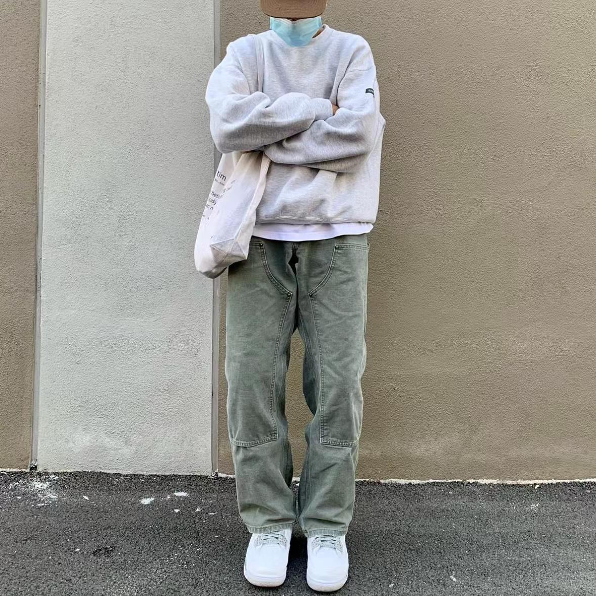 Men's Washed Canvas Overalls | Double Knee | Workwear Style
