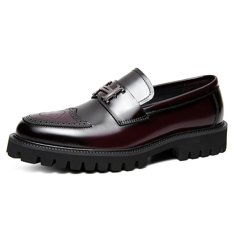 Men's Leather Shoes with Pearls | Matte Elegant Stylish Shoes