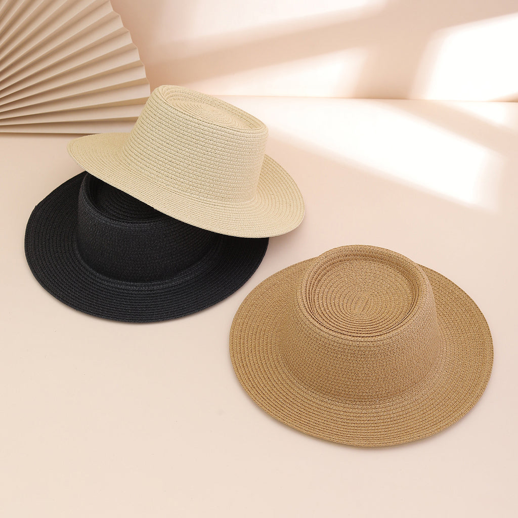 Foldable Women's Sun Hat with Wide Brim – Elegant Travel Hat