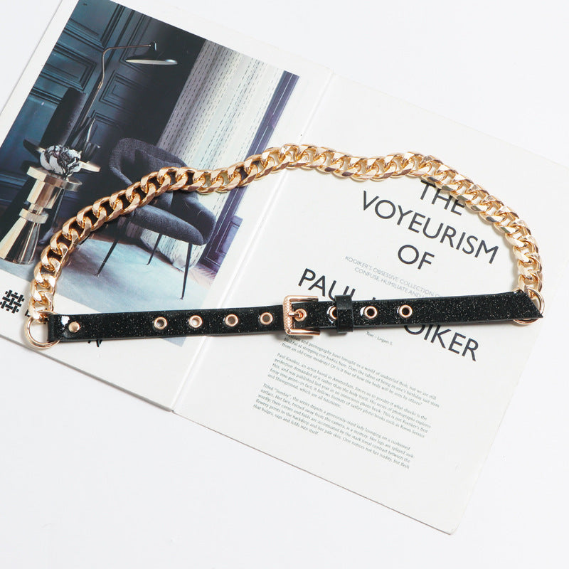 Women's Chain Belt Slim Metal | Elegant Modern Design