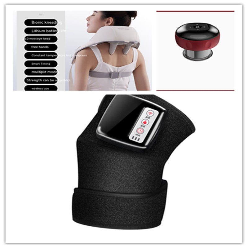 Electric Infrared Knee Brace with Massage - Vibration | Heat Therapy for Knees, Elbows & Joints