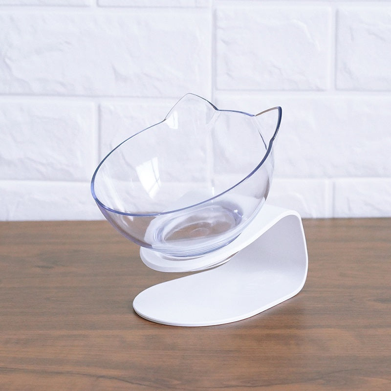 Double Bowl Dog Cat | Elevated Non-Slip Feeder Set