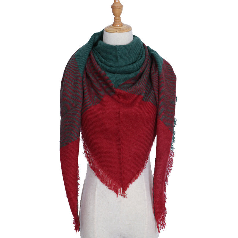 Damen Dreiecksschal Elegant | Herbst Winter Schal Stola