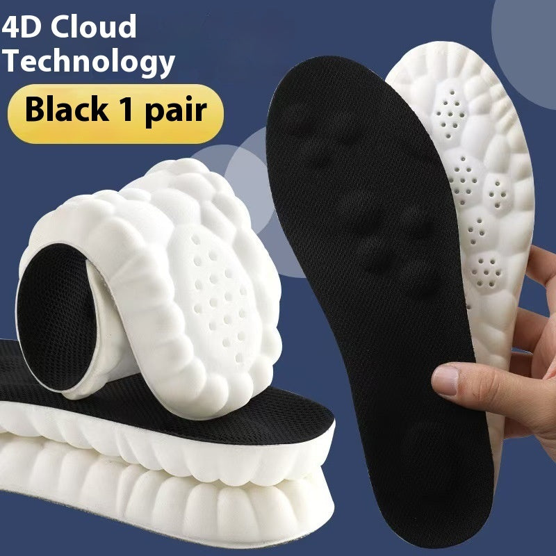Sports Insoles | Shock Absorbing Arch Support Elastic Running
