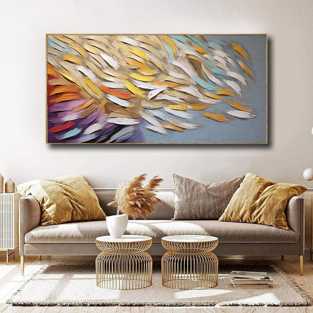 Abstraktes Ölbild handgemalt | Leinwand Wandkunst modern kaufen