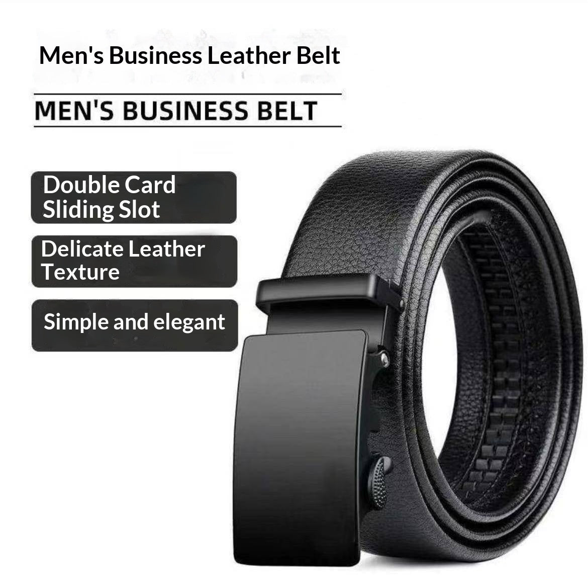 Herren Ledergürtel Automatik | Glattleder Gürtel elegant