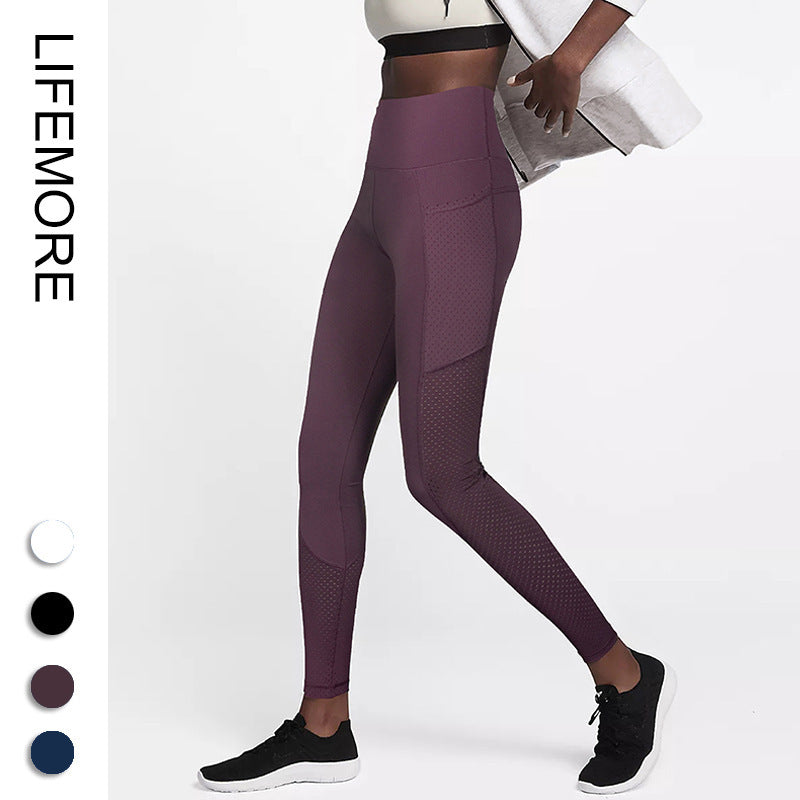 Women's Seamless Tummy Control Leggings – Nude Feel Yoga Sports Pants