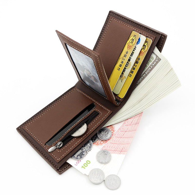Large Triple Wallet | Coin Compartment | Card ID Wallet